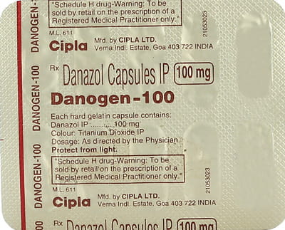 Danogen 100mg Strip Of 10 Capsules