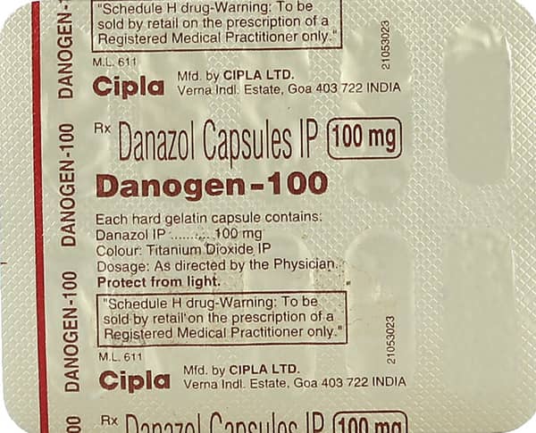 Danogen 100mg Strip Of 10 Capsules