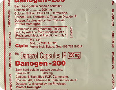 Danogen 200mg Strip Of 10 Capsules