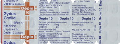 Depin 10mg Strip Of 30 Capsules