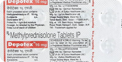 Depotex 16mg Strip Of 10 Tablets