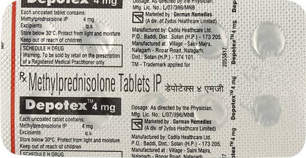 Depotex 4mg Strip Of 10 Tablets