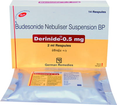 Derinide 0.5mg 2ml Packet Of 7 Respules