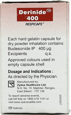 Derinide 400mg Respicaps