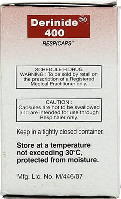 Derinide 400mg Respicaps