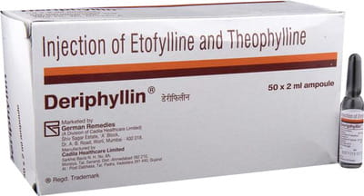Deriphyllin Ampoule Of 2ml Injection