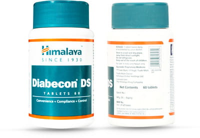Himalaya Diabecon Ds Bottle Of 60 Tablets