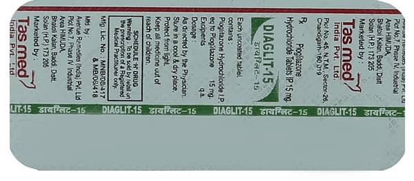 Diaglit 15Mg Tablet