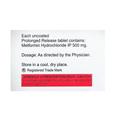 Diamet Sr 500mg Strip Of 10 Tablets