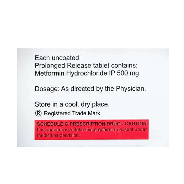 Diamet Sr 500Mg Strip Of 10 Tablets