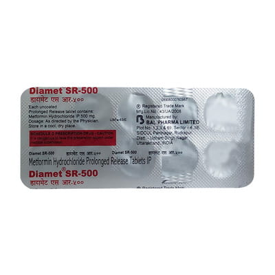 Diamet Sr 500mg Strip Of 10 Tablets