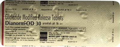 Dianorm Od 30mg Strip Of 10 Tablets