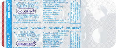 Dicloran 50mg Strip Of 10 Tablets