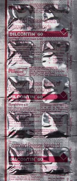 Dilcontin 60mg Strip Of 10 Tablets