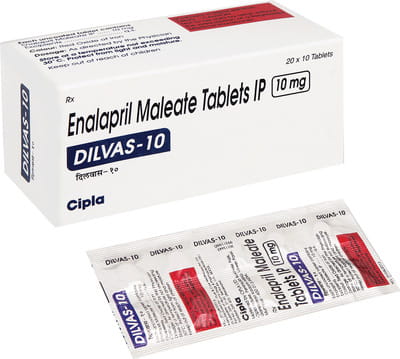 Dilvas 10mg Strip Of 10 Tablets