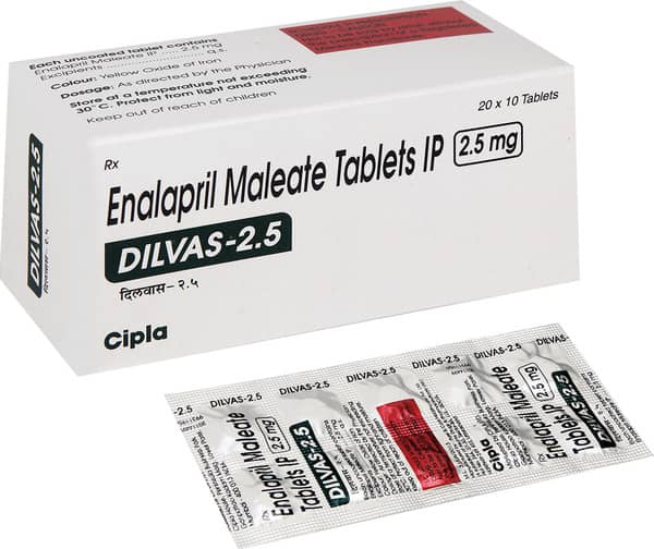 Dilvas 2.5mg Strip Of 10 Tablets