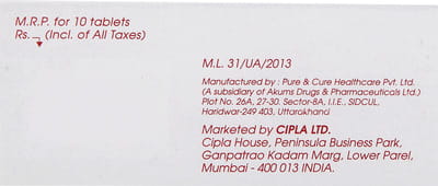 Dilvas 5mg Strip Of 10 Tablets