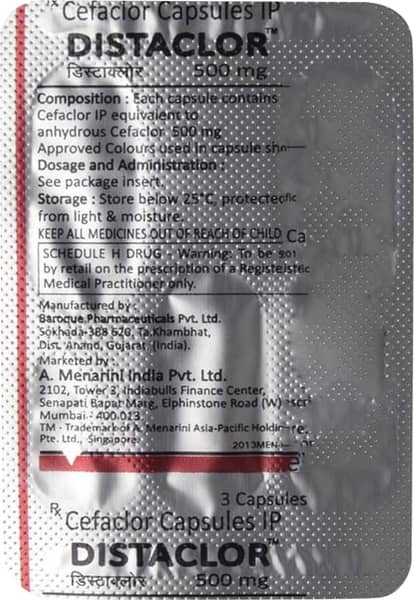 Distaclor 500mg Capsule