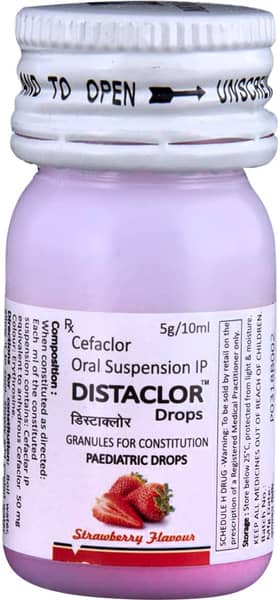 Distaclor Strawberry Flavour Drops 10Ml