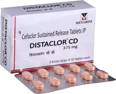 Distaclor Cd 375mg Strip Of 10 Tablets