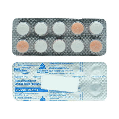 Diucontin K 40mg Strip Of 10 Tablets