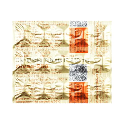 Divaa 250mg Strip Of 10 Tablets