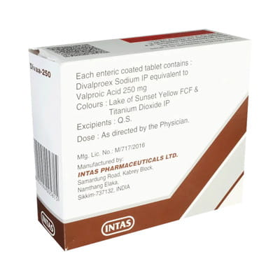 Divaa 250mg Strip Of 10 Tablets