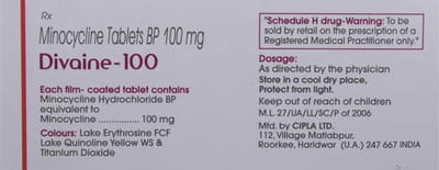 Divaine 100mg Strip Of 10 Tablets