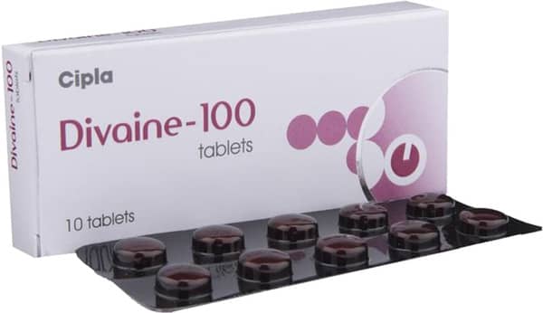 Divaine 100mg Strip Of 10 Tablets