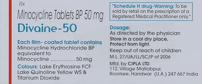 Divaine 50mg Strip Of 10 Tablets