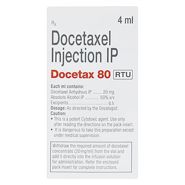 Docetax 80Mg Injection 4Ml