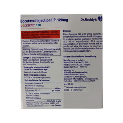 Docetere 120mg Injection