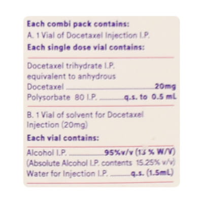 Docetere 20mg Injection 1.5ml