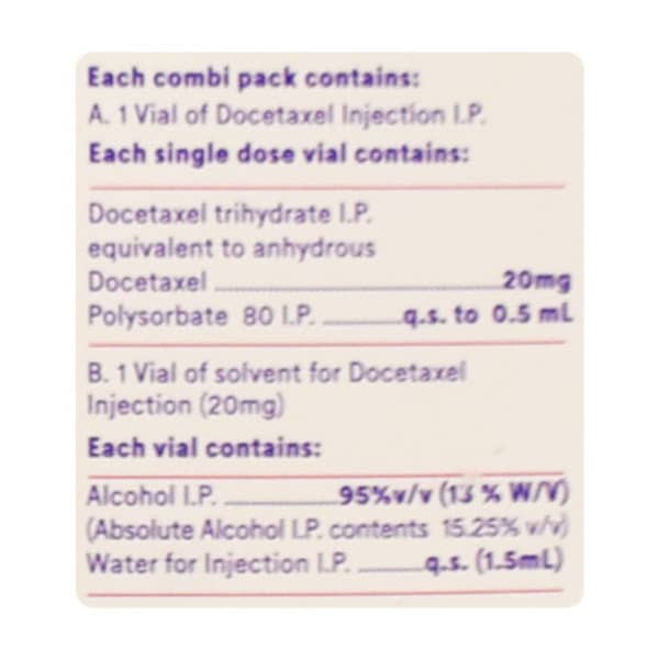 Docetere 20mg Injection 1.5ml