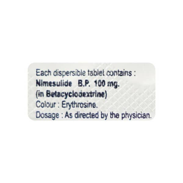 Dolide Dt 100Mg Strip Of 10 Tablets