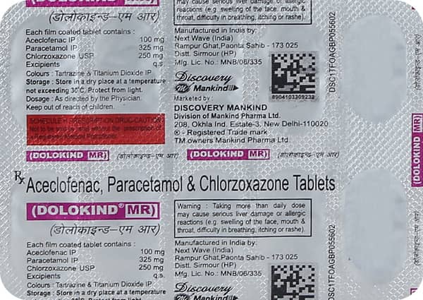 Dolokind Mr Strip Of 10 Tablets