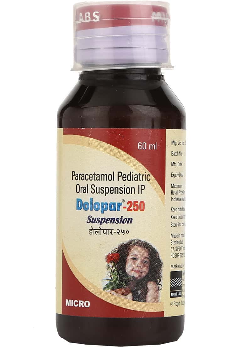 Dolopar 250 Suspension: Uses, Side Effects, Price, Dosage & More Info ...