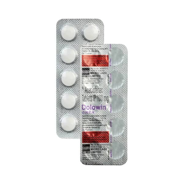 Dolowin 100Mg Strip Of 10 Tablets