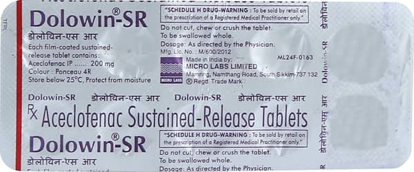 Dolowin Sr 200Mg Strip Of 10 Tablets