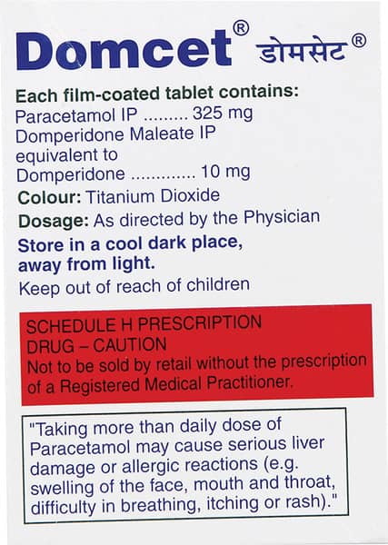 Domcet Strip Of 10 Tablets