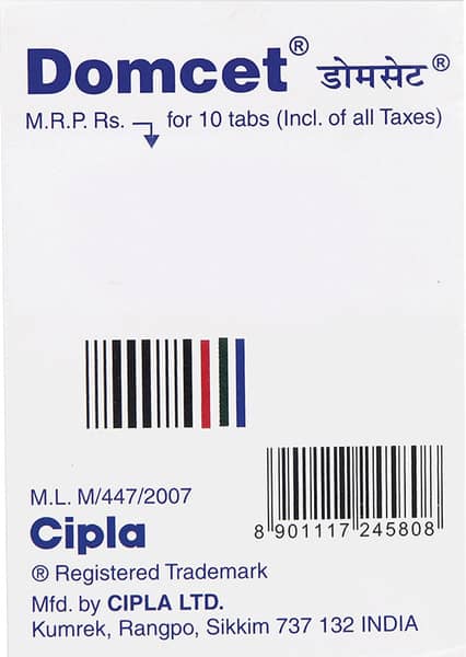 Domcet Strip Of 10 Tablets