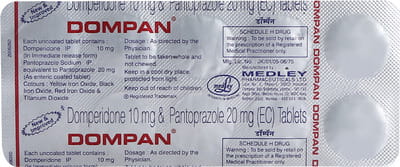 Dompan 10/20mg Strip Of 10 Tablets