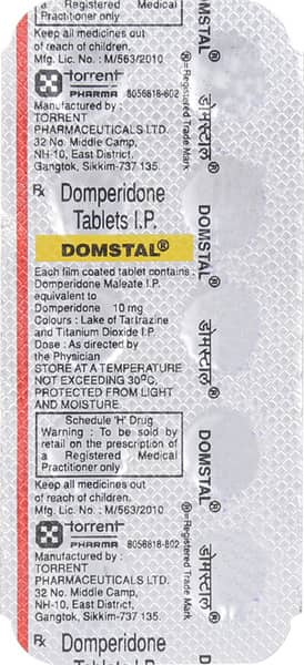 Domstal 10Mg Strip Of 10 Tablets