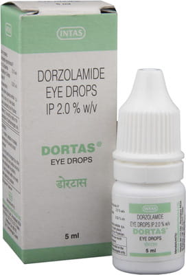 Dortas 2% Bottle Of 5ml Eye Drops