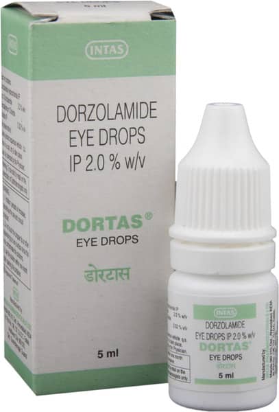 Dortas 2% Bottle Of 5ml Eye Drops
