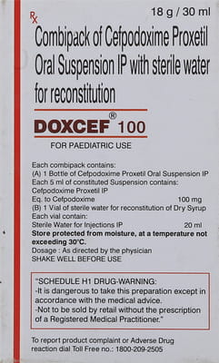 Doxcef 100mg Dry Syrup 30ml