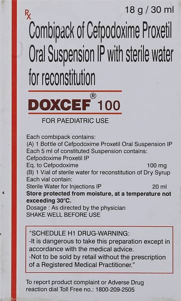 Doxcef 100 Dry Syrup