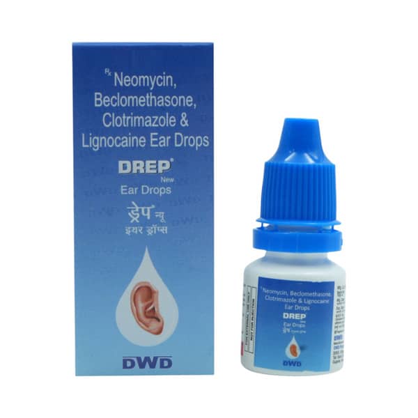 Drep Bottle Of 5ml Ear Drops