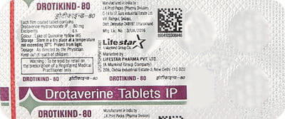 Drotikind 80mg Strip Of 10 Tablets