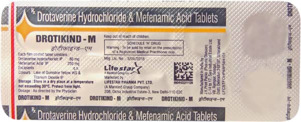 Drotikind M Strip Of 10 Tablets